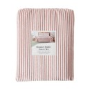 Queen-Bed-Flannel-Quilt-Cover-Set-Pink-Stripe Sale