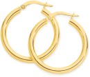 9ct-Gold-25x20mm-Polished-Hoop-Earrings Sale