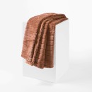 Faux-Fur-Stripe-Throw-Chocolate Sale