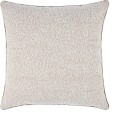60cm-Boucle-Piped-Cushion-Brown Sale