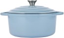 5L-Cast-Iron-Casserole-Light-Blue Sale