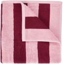 Stripe-Cotton-Bath-Towel-Berry Sale