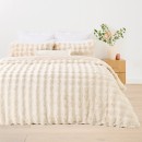 Faux-Fur-Quilt-Cover-Set-Double-Bed-Beige Sale