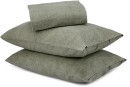 Marle-Cotton-Flannelette-Sheet-Set-Double-Bed-Green Sale