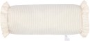 Ruffled-Bolster-Cushion-Beige Sale
