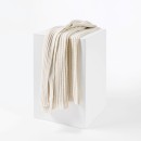 Chunky-Knit-Ribbed-Throw-Ivory Sale