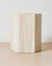 Travertine-Side-Table Sale