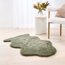 Faux-Fur-Rug-Green-110cm-x-65cm Sale