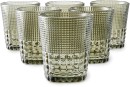 6-Green-Beaded-Tumbler-Glasses Sale