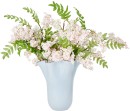 Ruffle-Blue-Glass-Vase Sale