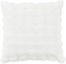 60cm-Wave-Faux-Fur-Cushion-White Sale