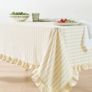 Extra-Large-Yellow-Stripe-Tablecloth Sale