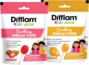 Difflam-Kids-3-Years-Soothing-Throat-Pops-Strawberry-or-Manuka-Honey-Flavour-10-Pops Sale