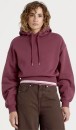 Grab-Pleated-Back-Hooded-Sweat-Burgundy Sale