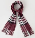 Regatta-Plaid-Cashmink-Scarf-Burgundy Sale