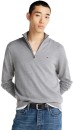 Tommy-Hilfiger-Essential-Cotton-14-Zip-Knit-Grey Sale