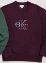 Calvin-Klein-Jeans-Tricolour-Monologo-Sweat-Top Sale