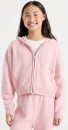Tilii-Knitted-Zip-Through-Hoodie-Pink Sale