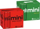 CocaCola-Sprite-Mini-or-Mount-Franklin-6x250mL-Selected-Varieties Sale