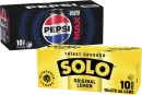 Pepsi-or-Solo-Soft-Drink-10x375mL Sale