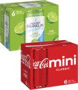 Coca-Cola-Soft-Drink-or-Mt-Franklin-Lightly-Sparkling-Water-6x250mL Sale