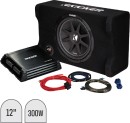 Kicker-12-Downfiring-Subwoofer-Plus-Amplifier-Wiring-Kit Sale