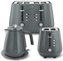 DeLonghi-Eclettica-2-Slice-or-4-Slice-Toaster-or-Eclettica-17L-Kettle-Graceful-Grey Sale