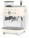 Smeg-50s-Style-Espresso-Machine-with-Grinder-Cream Sale