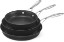 Circulon-Style-Hard-Anodised-Triple-Frypan-Set-21cm-25cm-28cm Sale