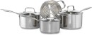 The-Cooks-Collective-One-Stainless-Steel-Cookware-4pc-Set Sale