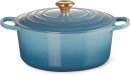 30-off-Le-Creuset-Chambray-and-Garnet-Range Sale