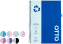 Otto-A4-120-Page-Notebook-Navy-blue Sale