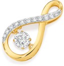 Alora-9ct-Gold-Lab-Grown-Diamond-Twinkle-Infinity-Pendant Sale