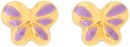 9ct-Gold-Lilac-Enamel-Butterfly-Stud-Earrings Sale