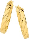 9ct-Gold-15mm-Flat-Twist-Hoop-Earrings Sale