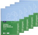 JBurrows-A4-Spiral-Notebook-120-Page-5-Pack Sale