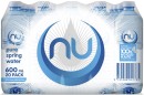 NEW-Nu-Pure-Spring-Water-20x600mL Sale