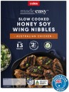 Coles-Made-Easy-Slow-Cooked-Honey-Soy-Wing-Nibbles-700g Sale