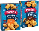 Patties-Sausage-Rolls-or-Party-Pies-12-Pack Sale