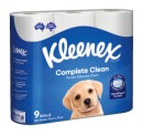 Kleenex-Complete-Clean-Toilet-Tissue-9-Pack Sale
