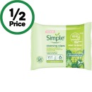 Simple-Cleansing-Facial-Wipes-Pk-25 Sale