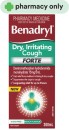 Benadryl-Dry-Irritating-Cough-Forte-Peach-Flavour-200mL Sale