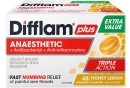 Difflam-Plus-Anaesthetic-Antibacterial-Anti-Inflammatory-Honey-Lemon-Flavour-48-Lozenges Sale