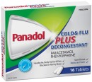 Panadol-Cold-Flu-Plus-Decongestant-Tablets-16-Pack Sale