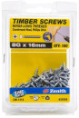 Zenith-8G-x-16mm-Zinc-Plated-Hinge-Long-Thread-Countersunk-Timber-Screws-Pack-of-100 Sale