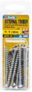 Zenith-10-8G-x-65mm-Galvanised-Rib-Head-Countersunk-Timber-Screws-Pack-of-10 Sale