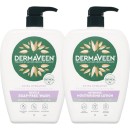 DermaVeen-Extra-Hydration-Moisturising-Lotion-or-Gentle-Soap-Free-Wash-1-Litre Sale