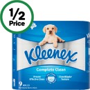 Kleenex-Complete-Clean-Toilet-Paper-Pk-9 Sale