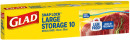 Glad-Snap-Lock-Storage-Resealable-Bags-Large-10-Pack-or-Medium-15-Pack Sale