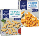 Steggles-Crumbed-Chicken-Fingers-or-Tempura-Dino-Snacks-400g Sale